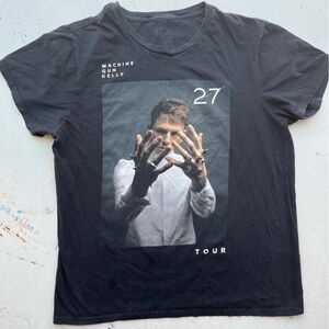 Men's Machine Gun Kelly T-Shirt Black Tour XL Music Rock MGK Modern City 27